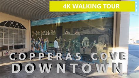 4K Walking Tour Copperas Cove Texas Downtown Chapters Youtube