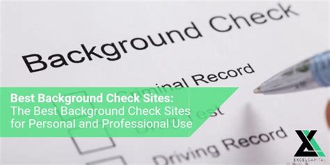 5 Best Background Check Sites Excel Capital Management 5 Best Background Check Sites Excel Capital Management