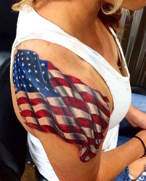 50 Awesome American Flag Tattoo Designs Art And Design