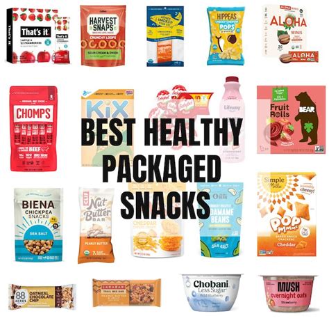 50 Best Healthy Packaged Snacks For School Or Home