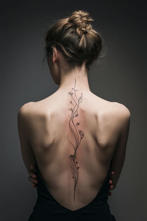 50 Unique Spine Tattoo Designs Women Love This Year