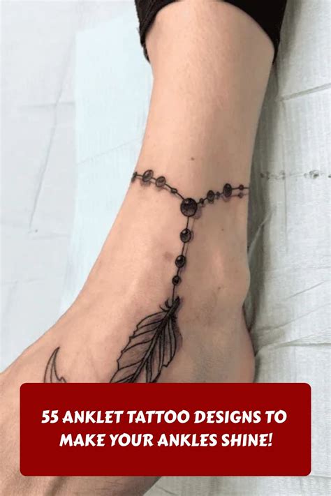 55 Anklet Tattoo Designs To Make Your Ankles Shine Anklet Tattoos