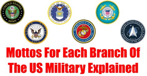 6 Military Mottos For Each Branch Explained