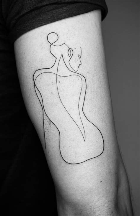 61 Single Line Tattoo Designs And Ideas To Get Inked Artistic Haven