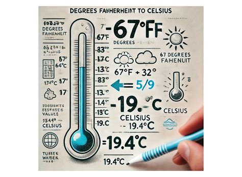 Convert 67 Degrees Fahrenheit to Celsius Effortlessly