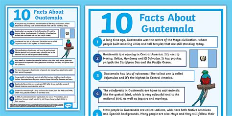 7 Interesting Facts About Guatemala Factual Facts Facts About The