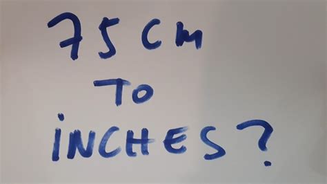 Convert 75cm to Inches Effortlessly: Find Out Now!