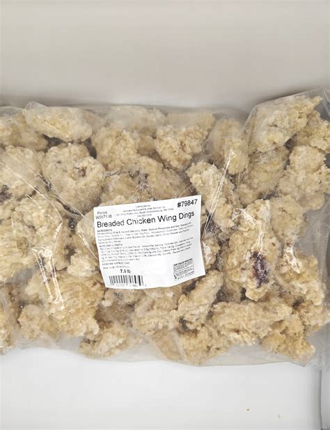 79847 Breaded Chicken Wing Dings Johnnies Restaurant And Hotel Service Inc