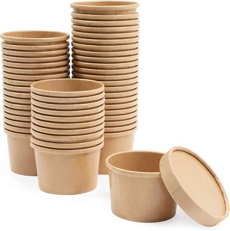8 Oz To Go Soup Containers With Lids Disposable Paper Bowls 50 Pack Color Brown Michaels 8 Oz To Go Soup Containers With Lids Disposable Paper Bowls 50 Pack Color Brown Michaels