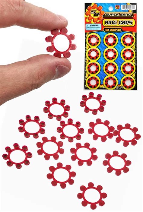 8 Shots Red Ring Caps Refill 40 Rings 320 Shots Super Bang Cap Guns 8 Shots Red Ring Caps Refill 40 Rings 320 Shots Super Bang Cap Guns
