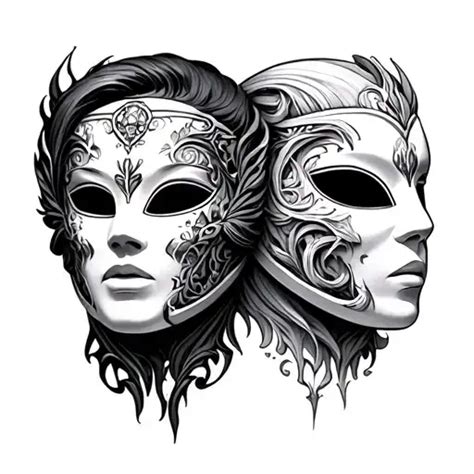 80 Gemini Mask Tattoo Ideas In 2025 Blackink Ai
