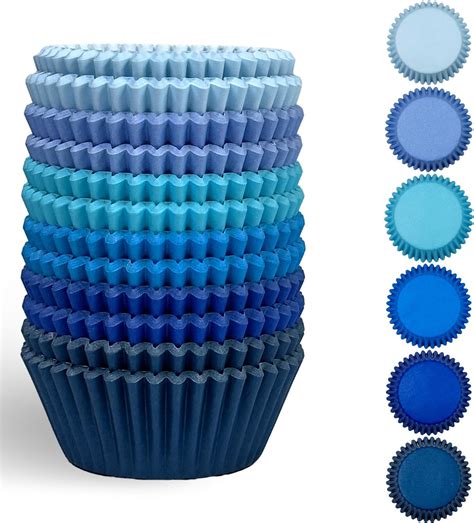 800 Pcs Blue And White Flower Cupcake Liners Flower Cupcake Wrappers Grease Proof Blue Muffin Liners Disposable Cupcake Papers Baking Cups For Baking Weddings Party 1 38 X 0 79 Inch Michaels