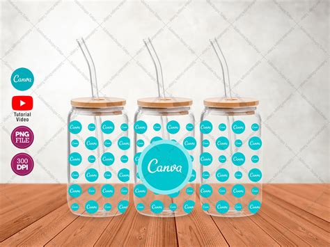 84 16 Oz Libbey Glass Can Mockup Designs Amp Graphics