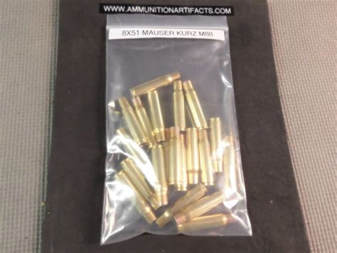 8X51 Kurz Mauser M88 Ammunitionartifacts