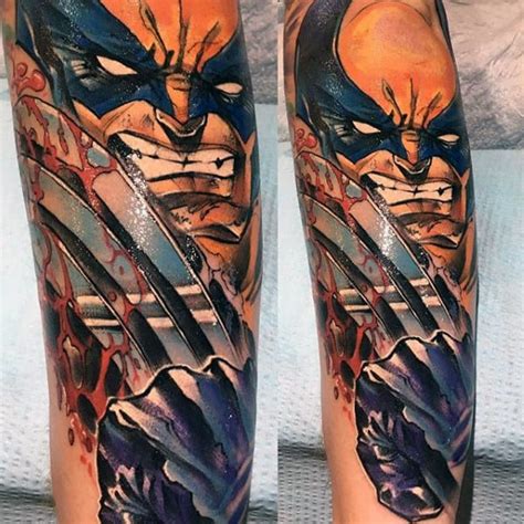 90 Wolverine Tattoo Designs For Men X Men Ink Ideas