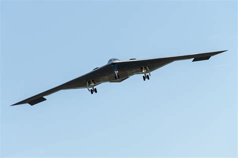 A B 2 Spirit Bomber Deployed From Whiteman Air Force Base Missouri