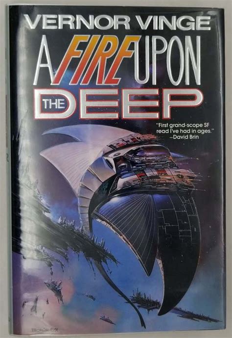 A Fire Upon The Deep Vernor Vinge 1992 1St Edition Nocloo Rare Books