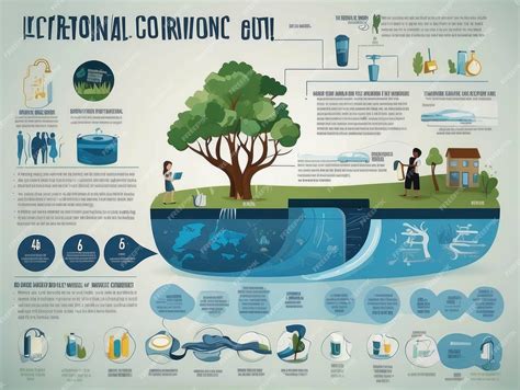 A Green Poster With Some Information About The Different Types Of Water