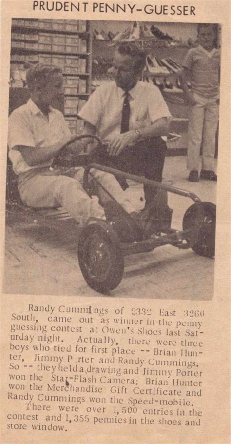 A Promotion Owen Did For His Shoe Store In Holladay Utah