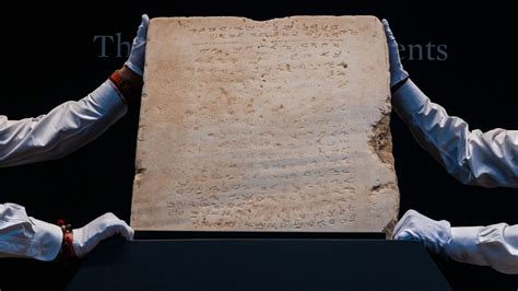 A Ten Commandments Tablet Sells For More Than 5 Million At Auction The New York Times