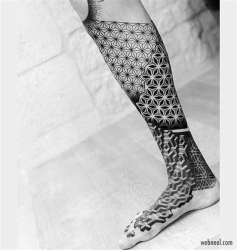 Abstract Tattoo Design Art Leg Abstract Tattoo Design Art Leg