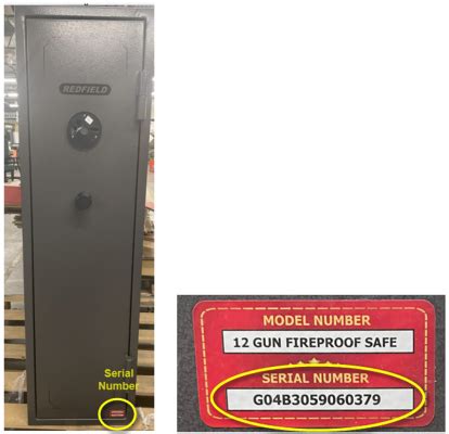 Academy Sports Outdoors Recalls Redfield 12 And 18 Gun Fireproof Safes Due To Serious Injury Hazard And Risk Of Death Cpsc Gov