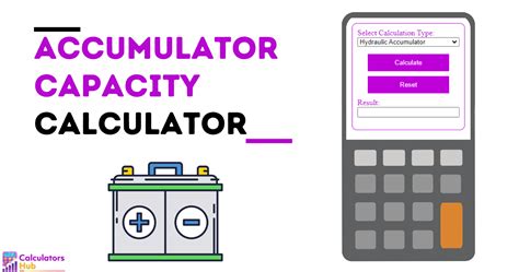 Accumulator Calculator