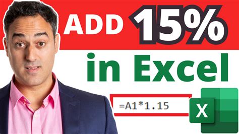 Add 15 Percentage In Excel 2 Quick Easy Methods Myexcelonline
