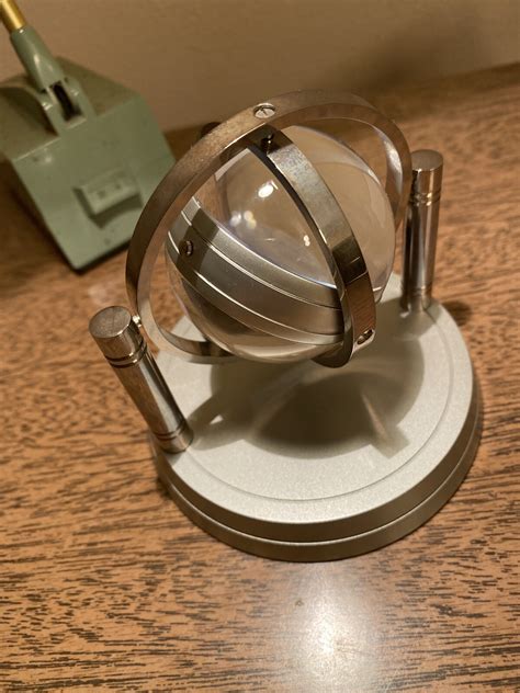 Aer Atmospheric And Environmental Research Gyro Sphere Globe Clock Quartz Ebay