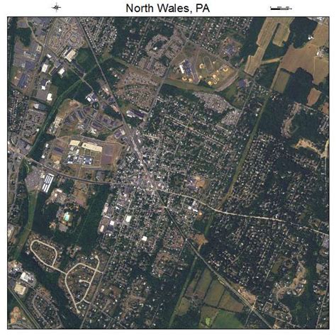 Aerial Photography Map Of North Wales Pa Pennsylvania