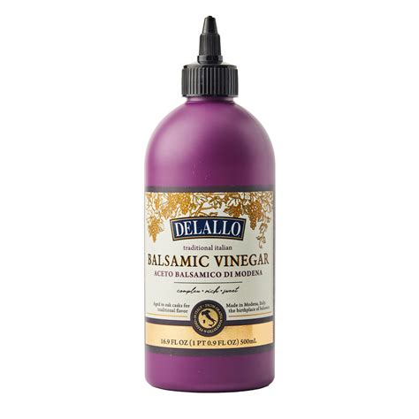 Aged Modena Balsamic Vinegar Squeeze Bottle Delallo
