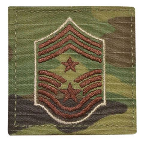 Air Force Rank Command Chief Master Sergeant Ocp Single With Hook Fastener Air Force Rank Command Chief Master Sergeant Ocp Single With Hook Fastener