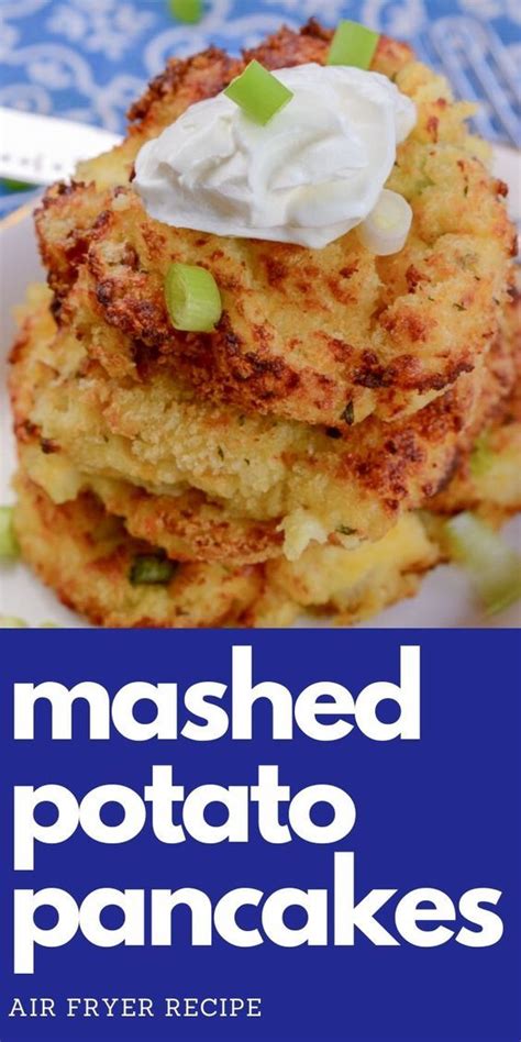 Air Fryer Mashed Potato Pancakes