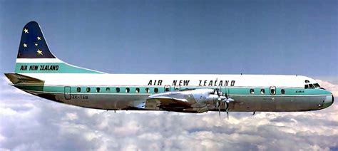 Air New Zealand S Flight Engineers Lockheed Electra L188 C Era