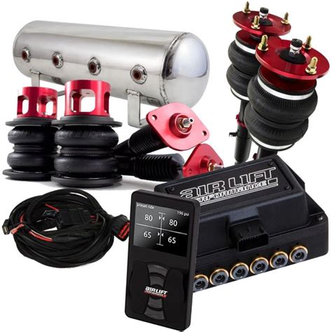 Air Suspension Kits Airlift 78541 78641 3P 14 Air Lift Performance 3P Kit With Air Lift Struts 1 4 Line Sd Wheel