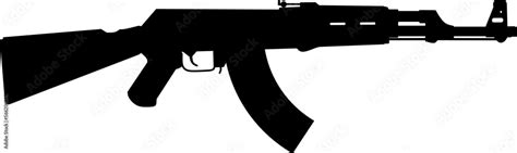 Ak 47 Silhouette Tattoo Ak 47 Silhouette Tattoo