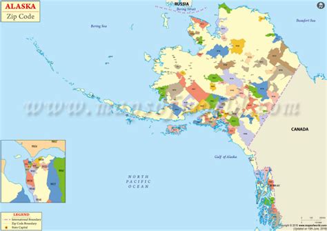 Alaska Zip Codes Alaska Zip Codes Map List