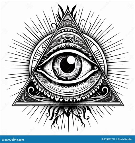 All Seeing Eye In Triangle Temporary Tattoo All Seeing Eye Eye Tattoo