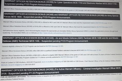 All Warrant Officer Bonuses Suspended R Armyaviation All Warrant Officer Bonuses Suspended R Armyaviation