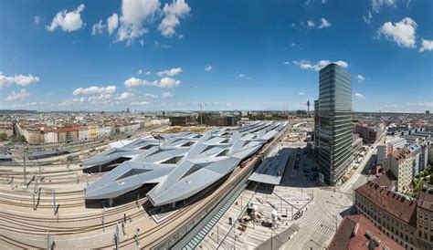 Almost Completed The New Central Railway Station In Vienna S Belvedere District