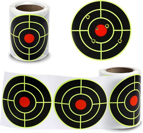 Amazon Com 100 Pcs Shooting Targets Self Adhesive Splatter Targets