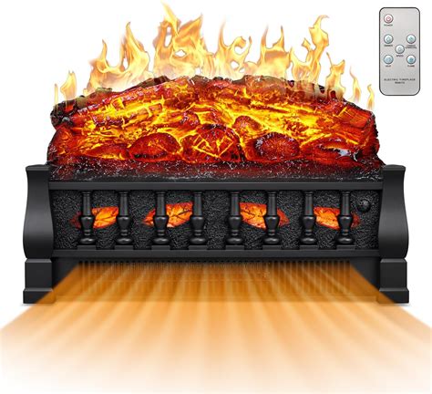 Amazon Com 21 Inches Electric Fireplace Insert Log Heater Set