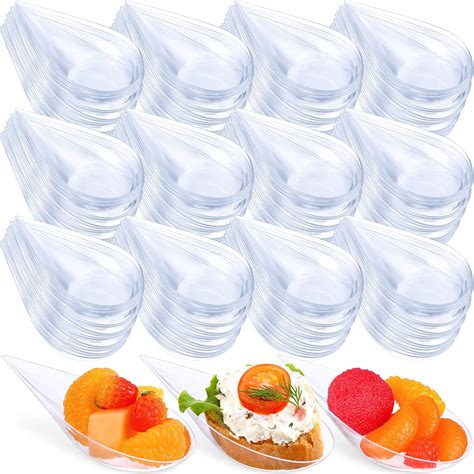Amazon Com 400 Pcs 4 Inch Plastic Appetizer Spoons Tasting Spoons