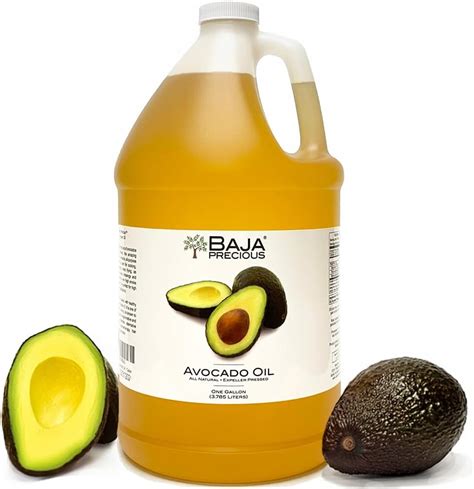 Amazon.com : Baja Precious - Avocado Oil 100% Pure, 1 Gallon Jug, Food Grade Perfect For High Heat Cooking, Skincare, Hair Treatments, Soapmaking & More : Everything Else Amazon.com : Baja Precious - Avocado Oil 100% Pure, 1 Gallon Jug, Food Grade Perfect For High Heat Cooking, Skincare, Hair Treatments, Soapmaking & More : Everything Else