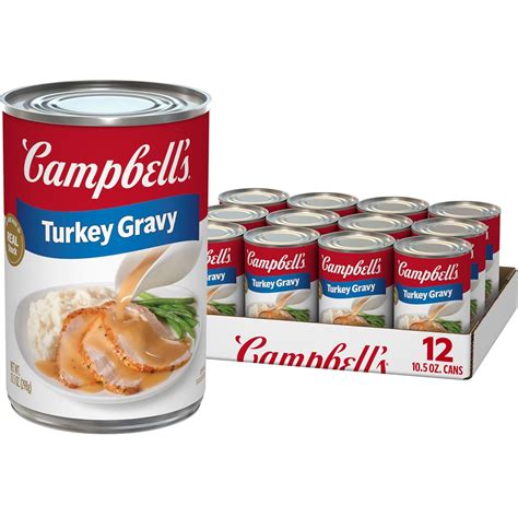 Amazon Com Campbell S Turkey Gravy 10 5 Oz Can 12 Pack
