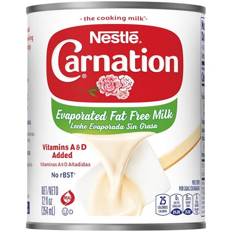 Amazon Com Carnation Evaporated Milk Can Fat Free 12 Oz Grocery