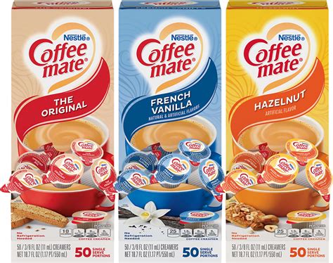 Amazon Com Coffee Mate Coffee Creamer Liquid Singles Original 24 Count Pack Of 4 Everything Else