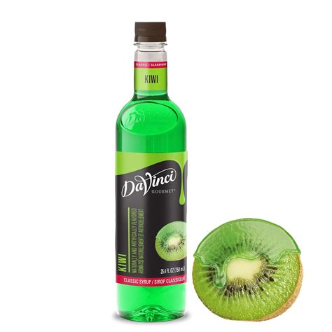 Amazon Com Davinci Gourmet Classic Kiwi Syrup 25 4 Fluid Ounces Pack Of 4 Everything Else