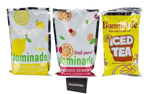 Amazon Com Dominade Powdered Drink Mix Variety Pack Lemonade 21 6 Oz