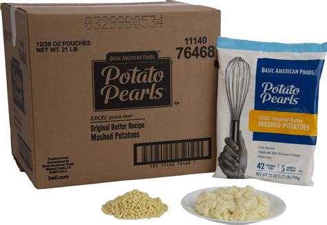 Amazon Com Excel Mashed Potato Pearls 28 Oz Pouch 2Pk Box